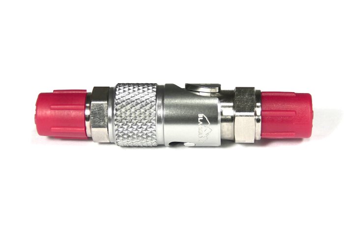 Быстросъёмный разъём П AN03 - П AN03, для тормозных шлангов, титан, BLACKROCK LAB, QDC-03CT