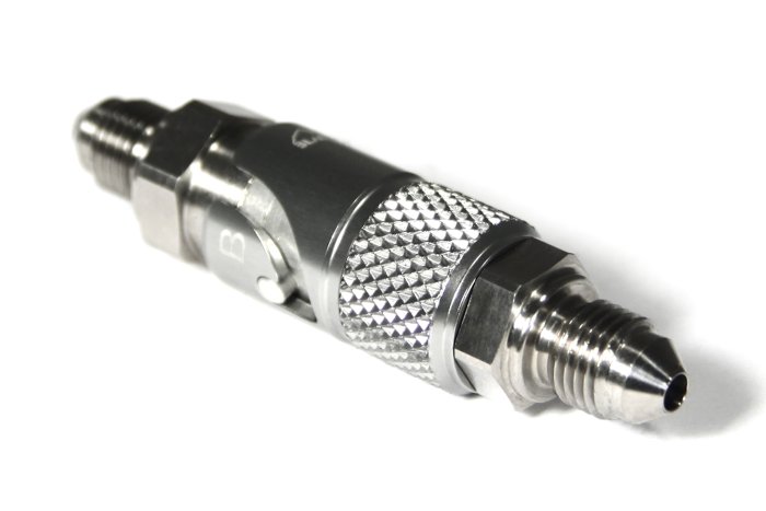 Быстросъёмный разъём П AN03 - П AN03, для тормозных шлангов, титан, BLACKROCK LAB, QDC-03CT