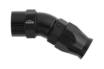 - 10 AN (10AN AN10) фитинг 30° Full Flow BLACKROCK LAB T10-030-3BK под тефлоновый шланг (600 серия)