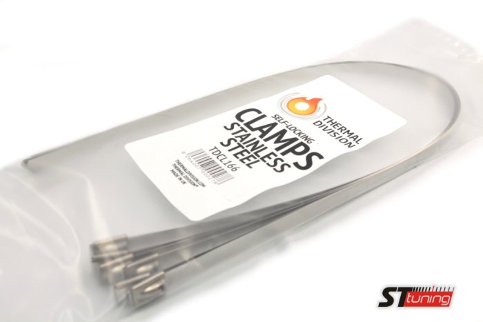 Хомуты 6 шт. для трубы до 155 мм (6,2") 8 мм*50 см, нерж. сталь, Thermal Division TDCL166