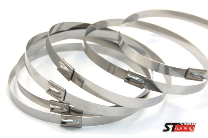 Хомуты 6 шт. для трубы до 155 мм (6,2") 8 мм*50 см, нерж. сталь, Thermal Division TDCL166