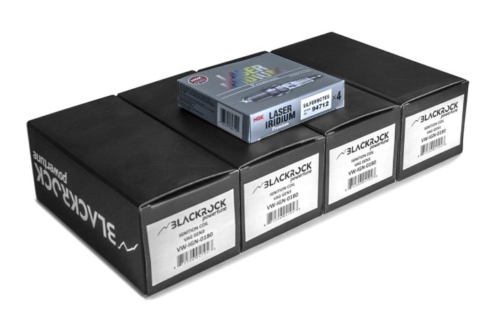 КОМПЛЕКТ: катушки BLACKROCK LAB VW-IGN-0180 + свечи NGK 94712 4шт. VAG Gen3 1.8T/2.0T/2.5T/3.0T/4.0T