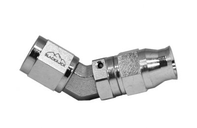 - 4 AN (4AN AN4) фитинг 45° D-04 сталь BLACKROCK LAB T04-045-04S под тефлоновый шланг (600 серия)