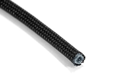 Армированный тормозной шланг BLACKROCK LAB Черный D-03 T603WBK