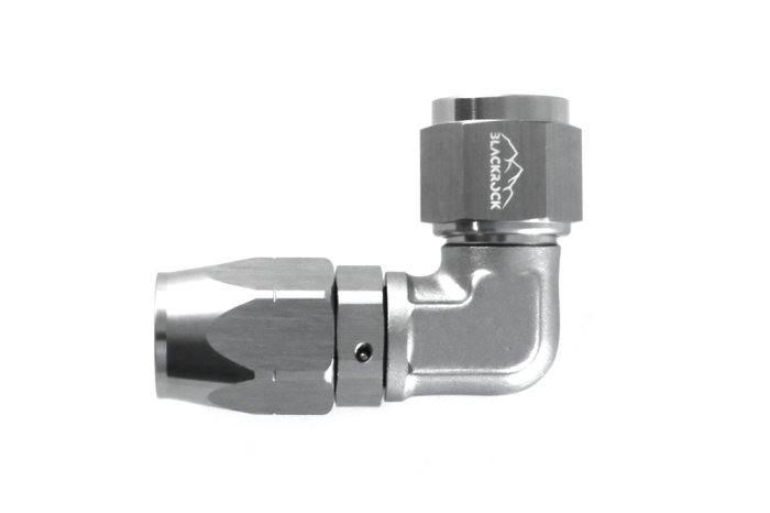 - 8 AN (8AN AN8) фитинг 90°, кованый, BLACKROCK LAB A08-090-6Ti