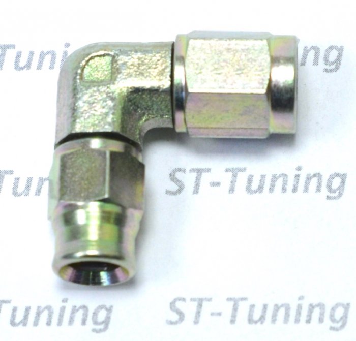 Фитинг мама AN-03 3/8X24 под прямой конус, 90° D-03 сталь, кованый 6090-03P, Goodridge