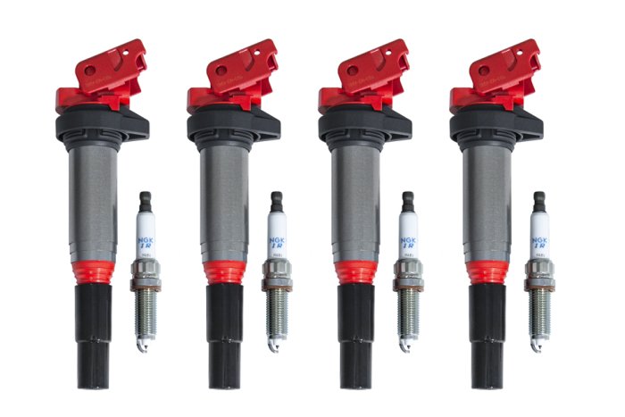 КОМПЛЕКТ: катушки зажигания BLACKROCK LAB BMW-IGN-0154 + свечи NGK 97506 4шт. для N20, N26