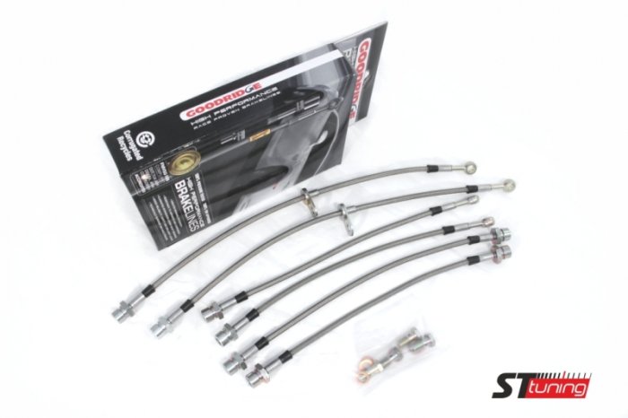 Армированные тормозные шланги Goodridge TTY5700-6P21128 (6 шт.) Toyota LC200 / Lexus LX570, LX450D, 